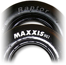 Maxxis HG1 and Raptor Karting Tires