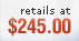 retails at $245
